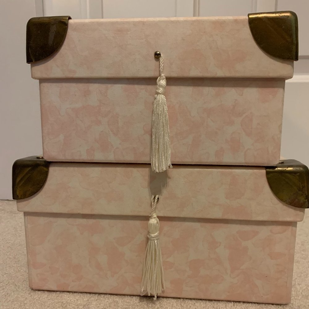 Decorative Storage Boxes 1 Pink 9x9
